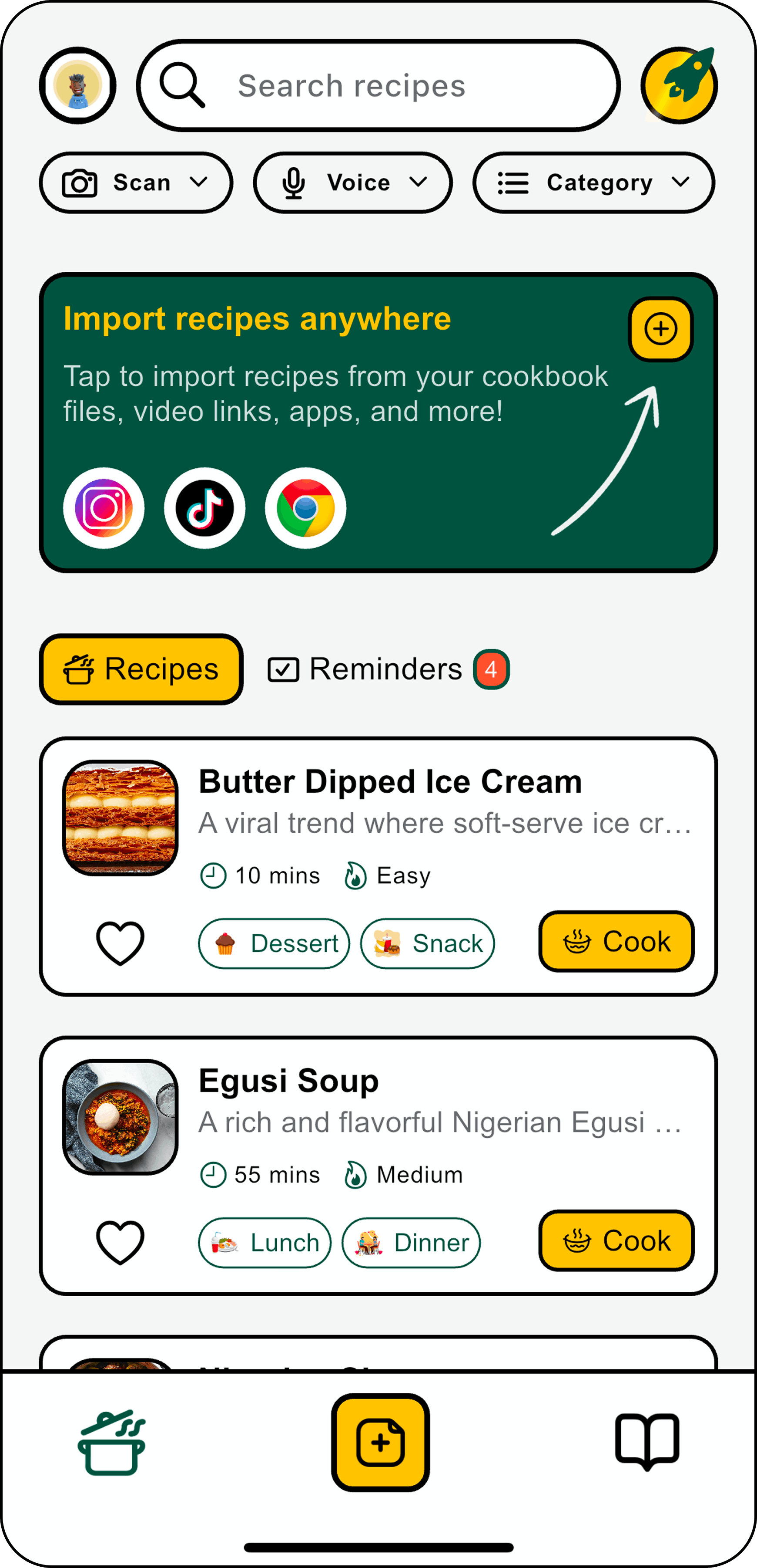 Cook Paddy app screenshot 1